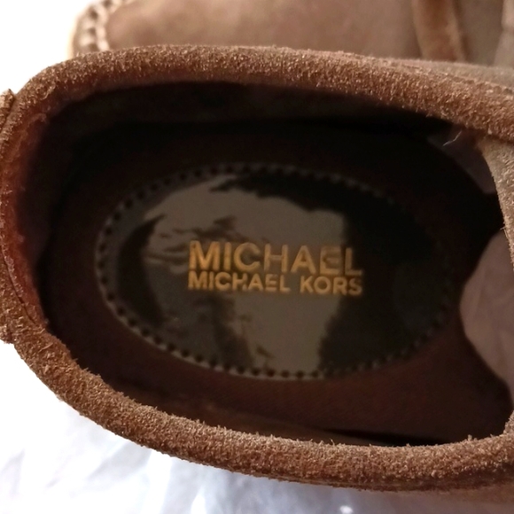 MICHAEL KORS Suede Moccasins type booties - Picture 7 of 14